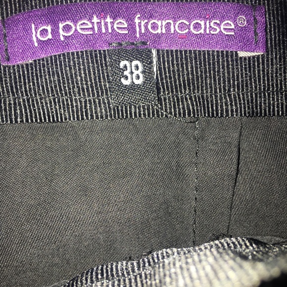 La Petite Francsise Black Pleated Pants Size 38 - Picture 6 of 7